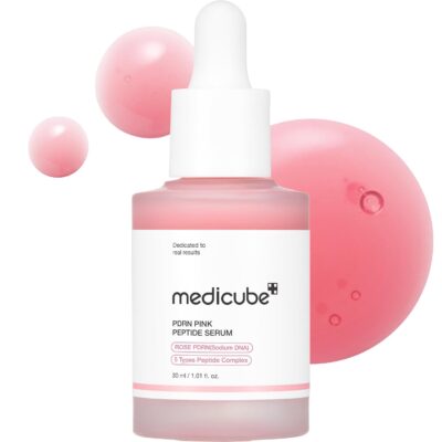 Medicube PDRN Pink Peptide com Salmon DNA | Pink Glow Sérum com Peptídeos & Niacinamida - 30 ml - Imagem 1