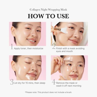 Medicube máscara facial noturna firmadora de colágeno - Imagem 4