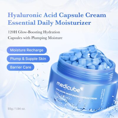 Medicube Capsule Cream Ácido Hialurônico - máscara facial com cápsulas - Imagem 1