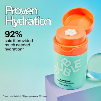 Bubble Skincare Slam Dunk Hidrantante Facial - com Vitamina E + Aloe Vera - Imagem 4