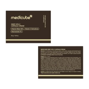Medicube Capsule Cream Deep Vitamina C - máscara facial com cápsulas - Imagem 4