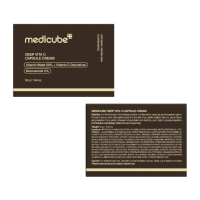Medicube Capsule Cream Deep Vitamina C - máscara facial com cápsulas - Imagem 4