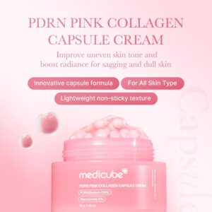 Medicube Salmon DNA PDRN Capsule Cream - máscara facial com cápsulas - Imagem 3