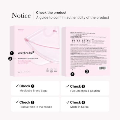 Medicube Pacote com 4 Salmon DNA PDRN pink collagen jelly gel mask - máscara facial - Imagem 3