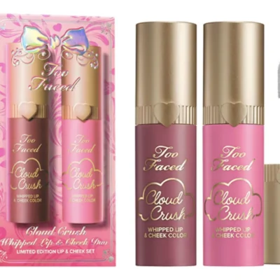 Duo Cloud Crush Whipped Lip & Cheek Too Faced - Imagem 1